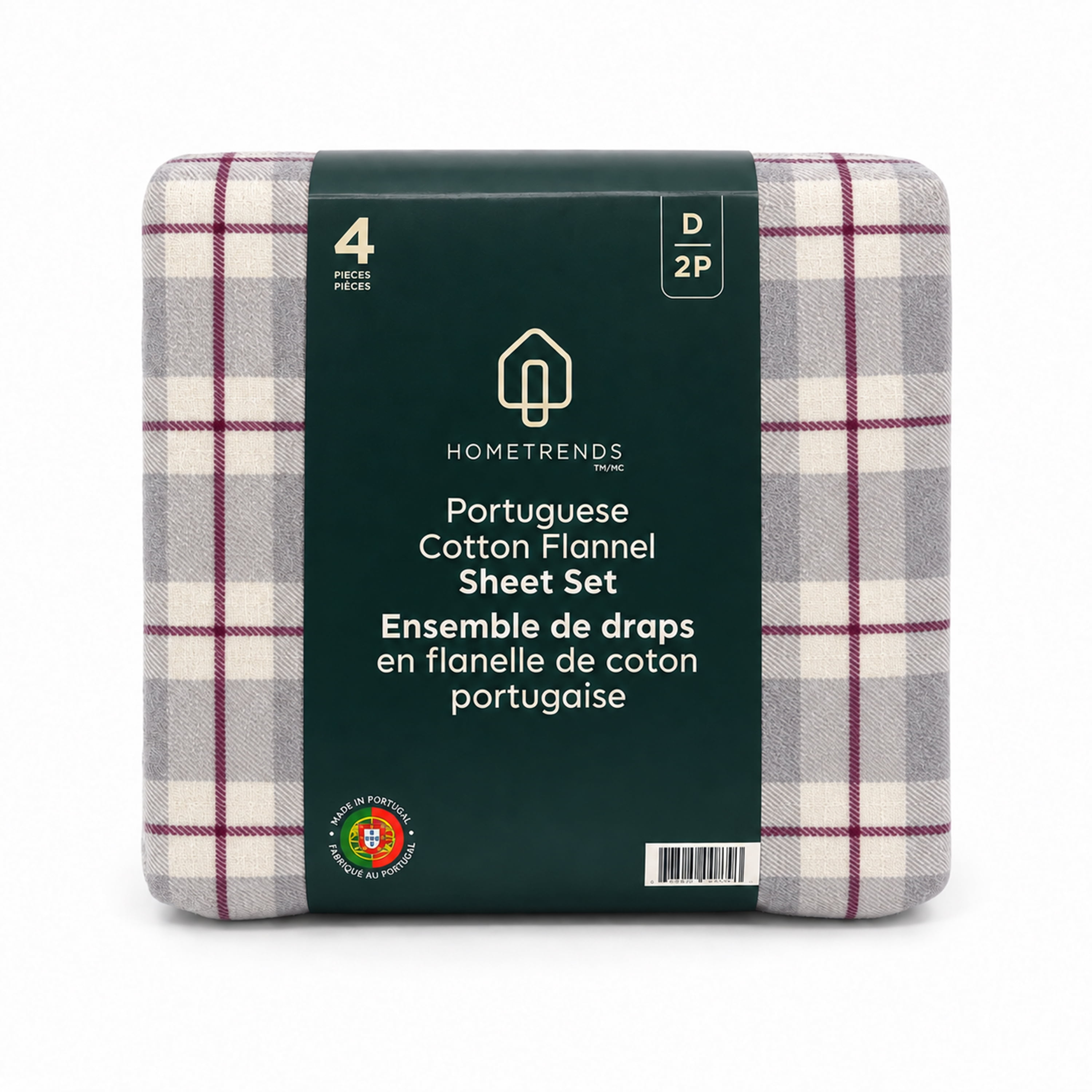 FLANNEL SHEET SET MADE PORTUGAL