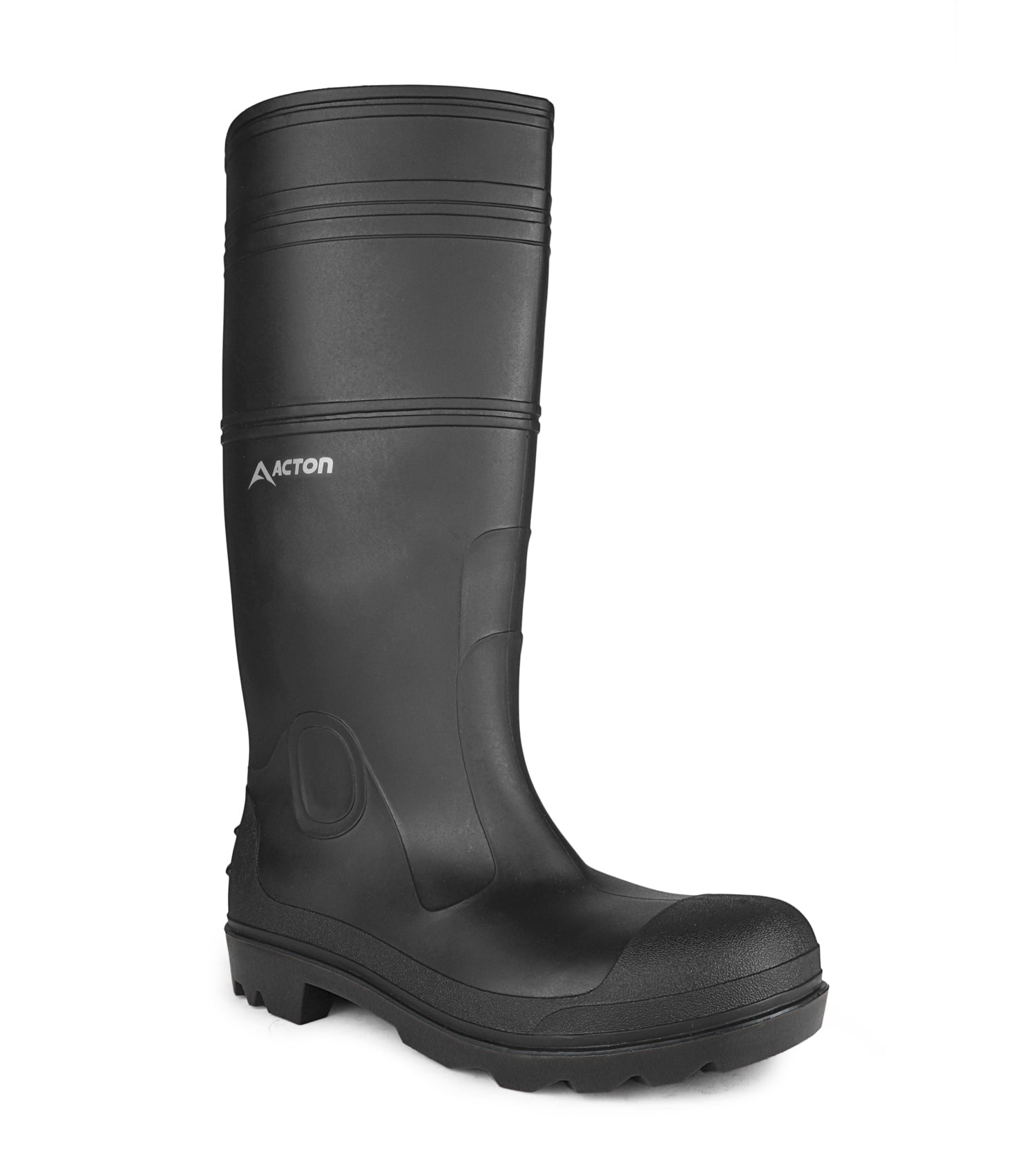 Acton Function, Black - 16'' Waterproof PVC Work Boots