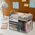 thumbnail image 2 of Foldable Storage Box Old Book Storage Box, Artifact Book, Student Bookshelf Organization, Classroom Backpack, Transparent Household Water Vapor, 2 of 5