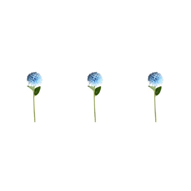 Baohd 1/2/3/5 10pack/lot Realistic Appearance Artificial Flower For Party Decor And Home Decor Light Blue 3PCS