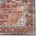 thumbnail image 3 of Carter 5' x 7' Washable Area Rug, Rust and Ivory, 3 of 8