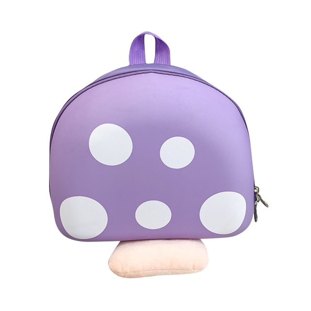 Agiferg Cartoon Mushrooms Elementary School Backpack Large Capacity Polyester School Bag