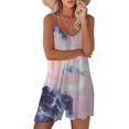 thumbnail image 2 of ORUYROP SNUGWIND Femmes Casual Sans Manches Sangle Lâches Combinaisons Réglables Stretch Shorts Romper avec Poches, 2 of 4