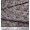 thumbnail image 3 of Soimoi Poly Georgette Fabric Brush Stroke Abstract Print Fabric by The Yard 52 Inch Wide, 3 of 3
