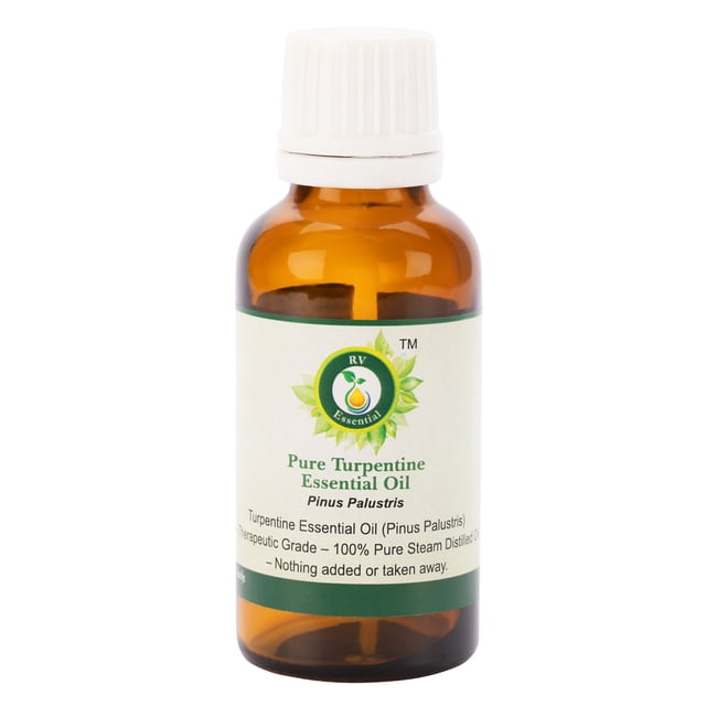 Turpentine Essential Oil Pinus Palustris For Painting Turpentine Oil For Pain Relief Pure Natural Steam Distilled 100ml 3.38oz By R V Essential