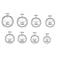 thumbnail image 3 of Luxe Modz Septum Clicker Ring Hinged Nose Hoop Ring Jewely 316L Surgical Steel Sold Each, 3 of 8