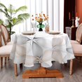 thumbnail image 2 of Oval Tablecloth 60 x 84 Inch, Modern Geometric Tablecloth for Oval Table, Fabric Wrinkle Free Washable Waterproof Tablecloth Oval Table Cloth for Dining Room Table, 2 of 5