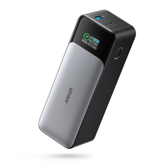 Anker Power Bank, Portable Charger with 140W Output, Digital Display, Compatible with iPhone 15/15 Plus/15 Pro/15 Pro Max, iPhone
