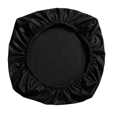 Langgg Modern Chair Seat Cover Slipcover Stretch one Leather Stretch size elastic removable for Wedding Kitchen Dining Room black