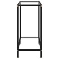 thumbnail image 3 of vidaXL Table Console Transparent 60x35x75 cm Verre Trempé, 3 of 5