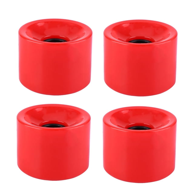 4pcs/set Roue de Skateboard, Accessoires de Skateboard PUENTE Roues de Skateboard PU Roue de Skateboard, pour Longue Roue de Planche