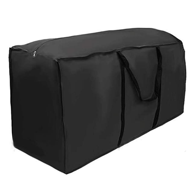 Home Textile Storage—Outdoor Large Capacity Foldable Thickened Fabric Dirt Rectangular Heavy-Duty Organizer for Comforters Clothes Blankets with Reinforced Handle and Sturdy Zipper