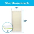 thumbnail image 4 of Filtrete™ Clean Living Dust Reduction Filter, MPR 600, 16 in x 25 in x 1 in, 2 per pack, 4 of 5
