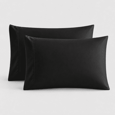 Swift Home 2-Pack Premium Solid Pillowcases, Luxuriously Soft, Easy Care, Standard