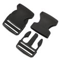 thumbnail image 3 of Unique Bargains 4Pack 1-1/2' Plastic Dual Adjustable Side Release Buckle for Backpack Strap Black, 3 of 6