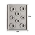thumbnail image 3 of 4Pcs Bead Design Board Bracelet Design Board Flocked Bead Board Necklace Beading Jewelry Organizer Tray DIY Making Tray, 3 of 7
