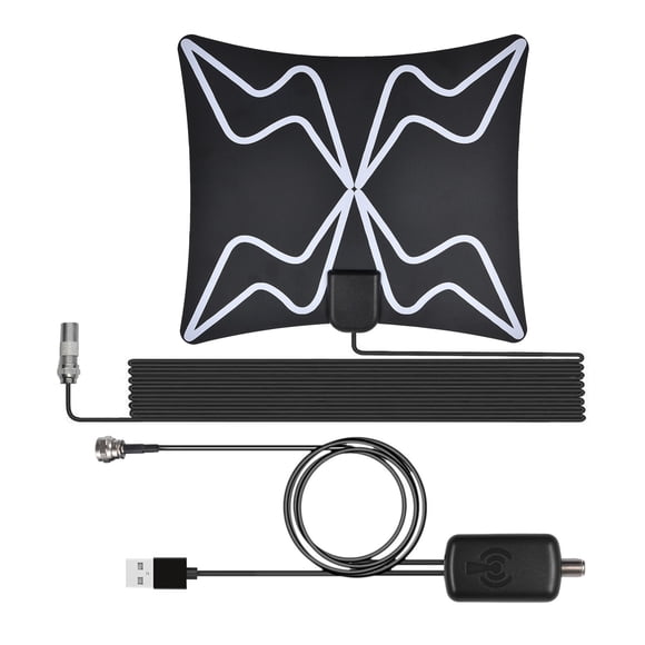 Indoor TV Antenna Amplified HDTV Antenna 2000 Miles Long Range
