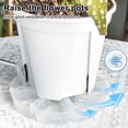 thumbnail image 4 of Soucoupe à Rebord Surélevé pour Jardinière 5 Pouces 6 Pouces 7 Pouces Pot de Fleurs Rond Attrape-Eau Plateau d'Égouttement Robuste pour Usage Intérieur Extérieur, 4 of 8