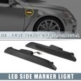 thumbnail image 2 of Unique Bargains LED Side Marker Light FR3Z-15A201-A Rear Turn Signal Lights for Ford Black Lens White LED Light 1 Pair, 2 of 7