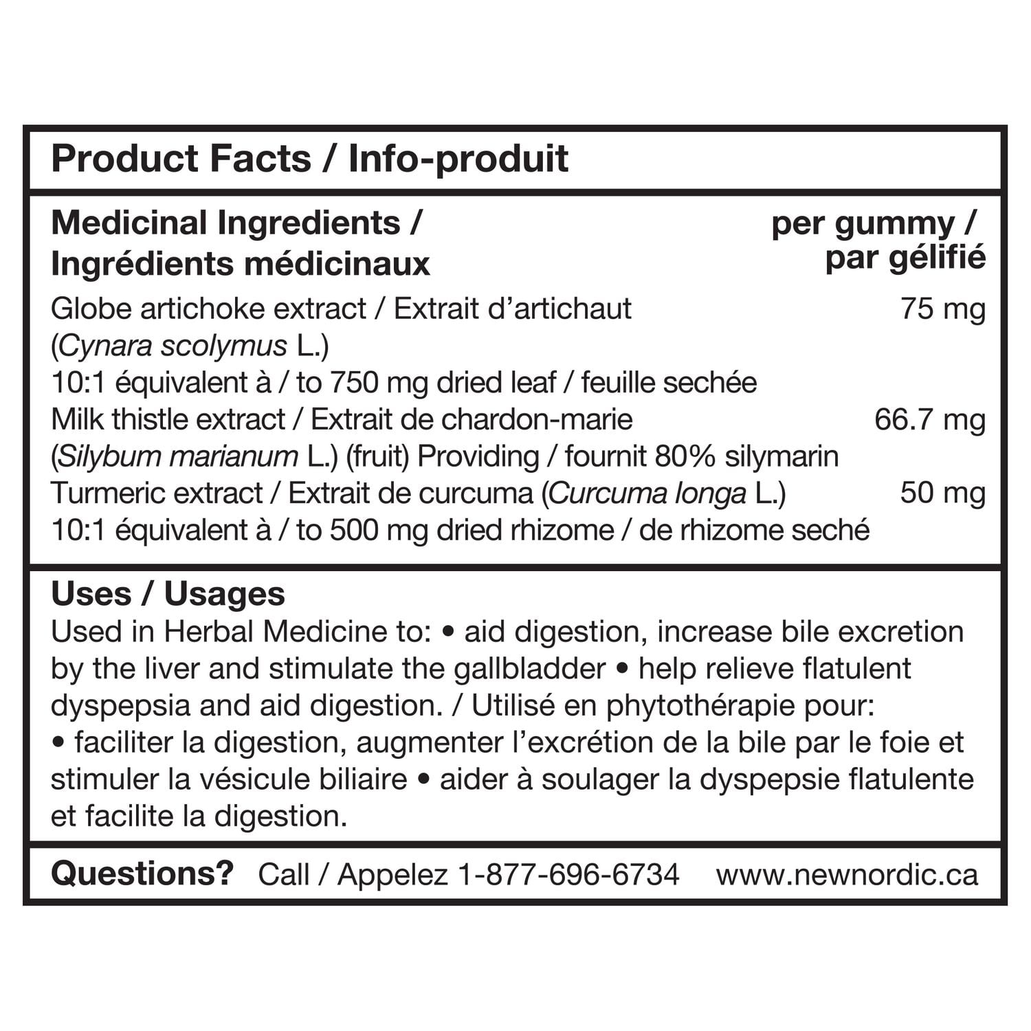 New Nordic Active Liver Gummies, Daily Detox Sugar Free & Vegan Gummies, Peach/Mango Flavour, 60 count