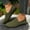 Army Green, variant on Wensltd Women's Flat Shoes Wide With Shallow Mouth Shoes Low-Top Slip-On Mesh Breathable Work Shoes