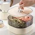 thumbnail image 1 of Limited Time Only! Divided Serving Tray with Lid - Plastic Food Organizer for Fruits, Snacks, Candy, Nuts, 1 of 1
