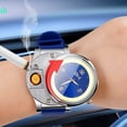 thumbnail image 1 of Boovnll Electronic Rechargeable Lighter Watch, Type-C Rechargeable Lighter Outdoor Windproof Tungsten Lighter Watch, 1 of 7