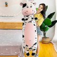 thumbnail image 2 of Long Cow Plush Pillow Stuffed Animals Soft Long Body Pillow (70cm), 2 of 3