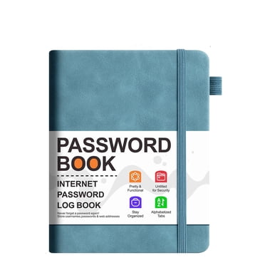Cosmug Password Book,Telephone Address Book, Minimalist Hardcover Notebook for Contact and Number Organization, Address Book, Contact Organizer,E,1PC