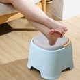 thumbnail image 4 of RKSTN Plastics Small Stools Plastic Mini Stool For Home Thickened For Living Room Bathroom Shoe Changing Sturdy And Lightweight, 4 of 5