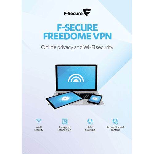F-Secure FREEDOME VPN 1-Year | 3-Devices - Global