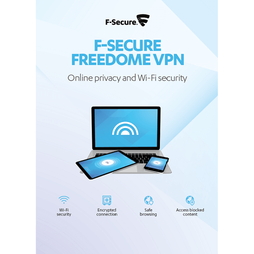 F-Secure FREEDOME VPN 1-Year | 3-Devices - Global