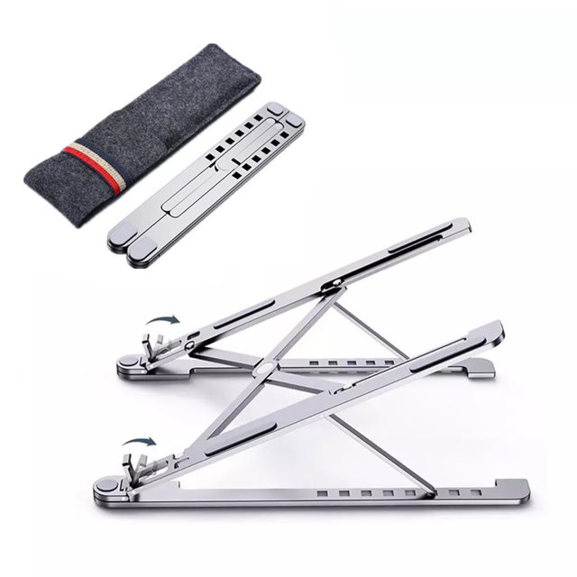 yingyy Laptop Stand Height Adjustable Notebook Computer Stand Ventilated Notebook Portable Foldable Aluminium Laptop Stand Holder