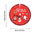 thumbnail image 2 of Pisexur Christmas Tree Skirt ,Many patterns 35.12"Christmas Tree Upholstered Bottom Cover, Suitable For Christmas Tree Decorations, Christmas Family Gathering Christmas Decorations Christmas Gifts, 2 of 5