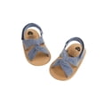 thumbnail image 4 of Kmbangi Breathable Summer Baby Girls Sandals, Solid Color Soft Sole Shoes, 4 of 9