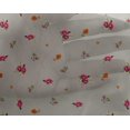 thumbnail image 4 of oneOone Georgette Viscose Fabric Leaves & Flower Floral Decor Fabric Printed BTY 42 Inch Wide, 4 of 4