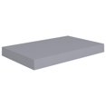 thumbnail image 2 of vidaXL Floating Wall Shelves 2 pcs Grey 40x23x3.8 cm MDF, 2 of 5