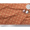 thumbnail image 2 of Soimoi Rayon Crepe Fabric Check & Moroccan Ethnic Printed Fabric 1 Yard 46 Inch Wide, 2 of 3