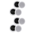 thumbnail image 1 of Pyle PDIC1661RD 6.5 Inch 200 Watt In Ceiling Wall 2 Way Speaker System (2 Pairs), 1 of 7