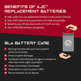 thumbnail image 3 of AJC Batterie Compatible avec AJC 4L-BS Powersports Batterie de Remplacement, 3 of 4