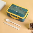 thumbnail image 4 of EGNMCR Portable Lunch Box With Lid And Cup Lunch Box Lunch Box Food Storage Container With Lid Leakproof Food Preparation Container For Storage Home Office lunch boxes, 4 of 6