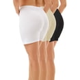 thumbnail image 4 of Underworks Cotton Inseam 8-inch Bloomers 3-Pack, 4 of 5