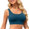 thumbnail image 2 of Warop Women's Solid Color Backless Wave Bikini Top, Swimwear for Beach and Pool, 2 of 8