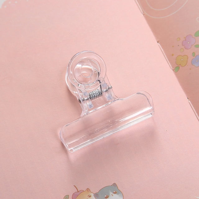 Ticket Clear Plastic Clips Clamps Multi Purpose Plastic Food Snack Sealing Clip Long Tail ClampsL