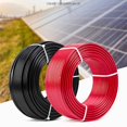 thumbnail image 4 of 1 Pair Black Red Solar Panel Extension Cable Wire Pv Connector 12 Awg 5/10/20M, 4 of 6