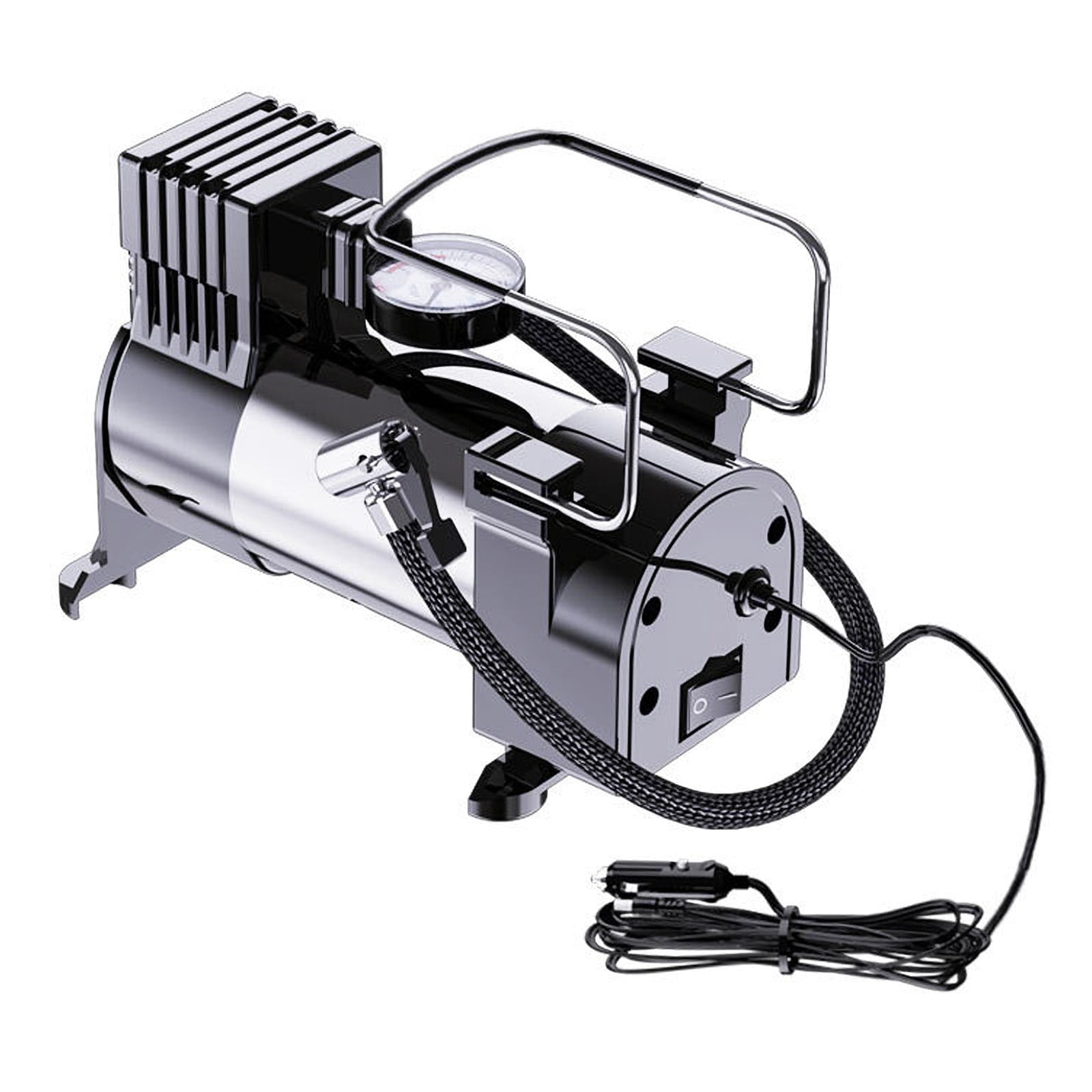 Rbaofujie Tire Inflator Portable A-Ir Compressor A-Ir Pump for Car Tires 12v Auto Tire Pump with Pressure Gauge with Cylinder Power System