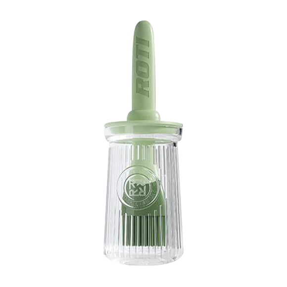 Ohufall Universal Size Long Handle Oil Brush With Storage Bottle Grill Accessories BBQ Accessories Multipurpose Gadget For Home Baking And Outdoor Barbecue Sauce Coating