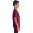 thumbnail image 4 of Youth Fine Jersey Tee, S, Vintage Burgundy, 4 of 5