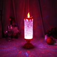 thumbnail image 1 of LED Christmas Candle with Base Flameless Candles Colorful Fantasy Crystal Candle Tourist Souvenir LED Night Lamp Battery Operated, 1 of 10