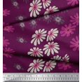 thumbnail image 3 of Soimoi Modal Satin Fabric Artistic Flower Print Fabric by the Yard 42 Inch Wide, 3 of 3